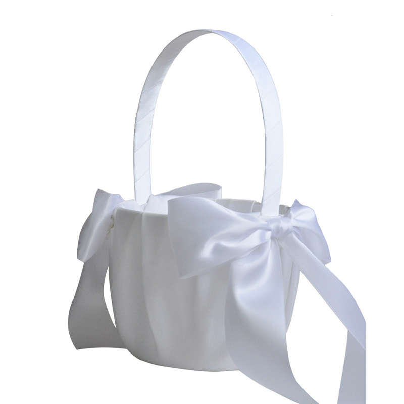 Cesta de flores blanca para ni - Gardening Tools Girls reseña y precio