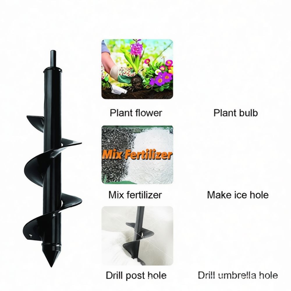 Accesorio de broca en espiral  - Gardening Tools Vegetables reseña y precio